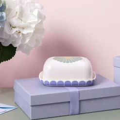 14.8 x 12.3 cm - Villeroy & Boch Fleur Portaburro In Porcellana Premium