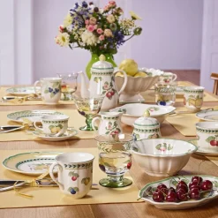 16.2x23.9 cm - Villeroy & Boch French Garden Fleurence Premium Porcelain Sauce Boat Saucer