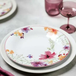 34.8x19.7 cm - Villeroy & Boch Mariefleur Basic Set Colazione In Porcellana Premium