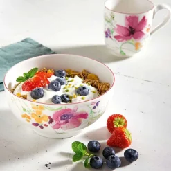 34.8x19.7 cm - Villeroy & Boch Mariefleur Basic Set Colazione In Porcellana Premium