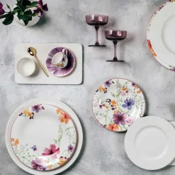 34.8x19.7 cm - Villeroy & Boch Mariefleur Basic Set Colazione In Porcellana Premium