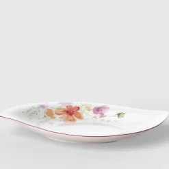34x26 cm - Villeroy & Boch Mariefleur Serve & Salad Piatto Portata In Porcellana Premium - Set 6 Pz