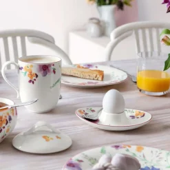 15.3x11.3 cm - Villeroy & Boch Mariefleur Basic Portauvo In Porcellana Premium - Set 4 Pz