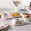 14.8x12.3 cm - Villeroy & Boch Mariefleur Basic Porta Burro In Porcellana Premium