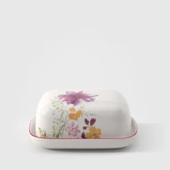 14.8x12.3 cm - Villeroy & Boch Mariefleur Basic Porta Burro In Porcellana Premium