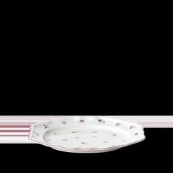 36.70x26.40 cm - Villeroy & Boch Petite Fleur Vassoio Piatto Presentazione In Porcellana Premium