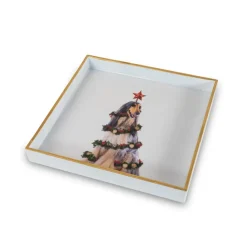 20x20 cm - WD Lifestyle Mykonos Vassoio Svuota tasche In Plastica