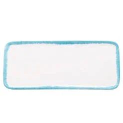 26.5x11.5 cm - Zafferano Petit Vassoio Rettangolare Fatto a Mano In Ceramica - Set 2 Pz