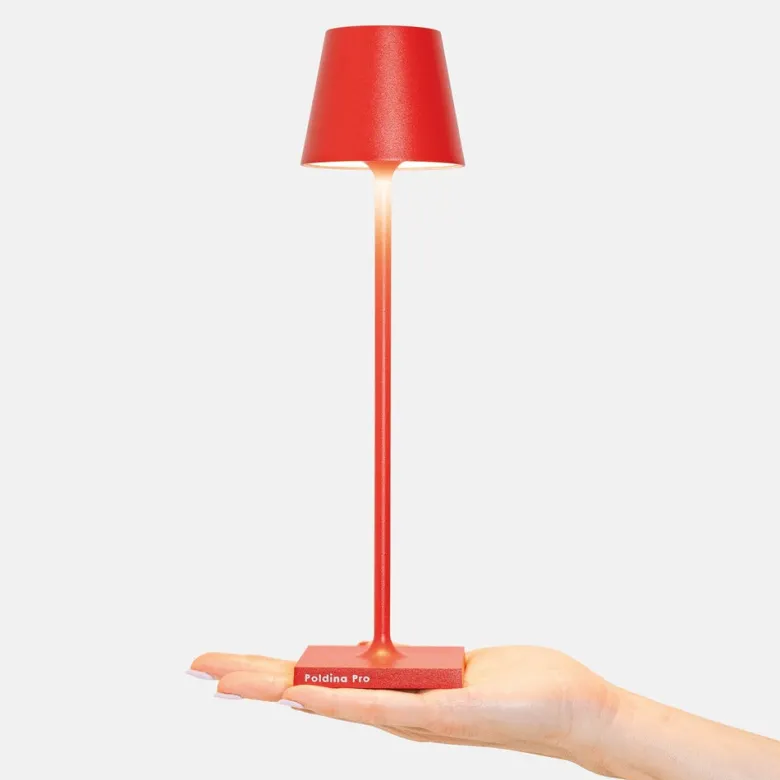 7x27 cm - Zafferano Poldina Micro Lampada Da Tavolo Dimmerabile