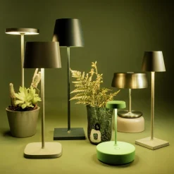 7x27 cm - Zafferano Poldina Micro Lampada Da Tavolo Dimmerabile
