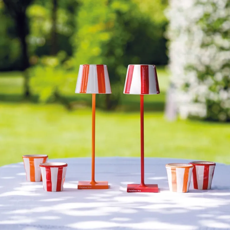 7x27 cm - Zafferano Poldina Micro Lampada Da Tavolo Dimmerabile