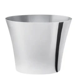 Ø 27 x H.21.5 - Abert Modern Oval Bottle Bucket in 18-10 Stainless Steel