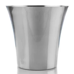 Ø 21 x H 20 cm - Italesse Winston Champagne Bucket For 1 Bottle In Stainless Steel