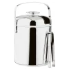 Ø 14 x H 22 cm - Paderno Secchiello Ghiaccio In Acciaio Inox Con Pinza