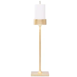 8.7 x H.35.6 cm - Zafferano Perpetua Lampada Da Tavolo Dimmerabile In Alluminio