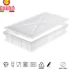 30 x 40 x H10 cm - Giganplast Cassetta Portaimpasto Rettangolare In Plastica Con Coperchio