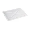 30 x 40 x H10 cm - Giganplast Coperchio Per Cassetta Portaimpasto Rettangolare In Plastica