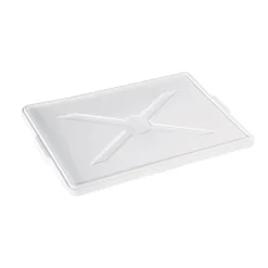 30 x 40 x H10 cm - Giganplast Coperchio Per Cassetta Portaimpasto Rettangolare In Plastica