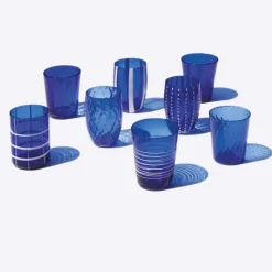Zafferano Melting Pot Bicchiere Acqua in Vetro - Set 6 Pezzi