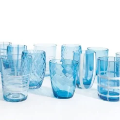 Zafferano Melting Pot Bicchiere Acqua in Vetro - Set 6 Pezzi