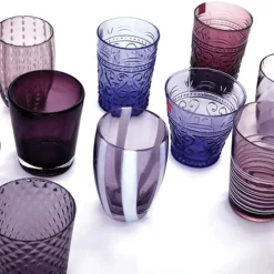 Zafferano Melting Pot Bicchiere Acqua in Vetro - Set 6 Pezzi