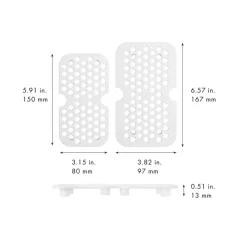 Zwilling Fresh & Save Griglia Antigoccia In Plastica Per Contenitori In Vetro - Set 2 Pz