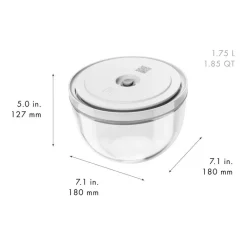 Zwilling Fresh & Save Kit Sottovuoto Con Contenitori In Vetro e Pompetta Per Sottovuoto - Set 9 Pz