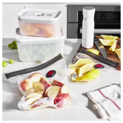 Zwilling Fresh & Save Kit Sottovuoto Con Contenitori In Plastica e Pompetta Per Sottovuoto - Set 7 Pz