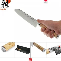 Zwilling Miyabi 5000MCD Coltello Santoku In Acciaio Inox