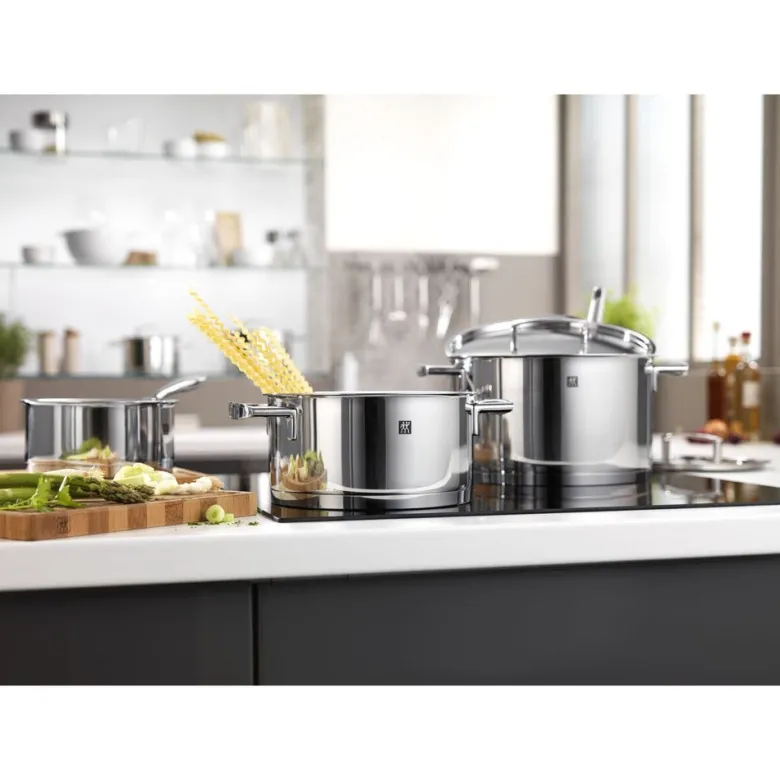 Zwilling Passion Batteria Pentole In Acciaio Inox 18/10 - Set 5 Pz