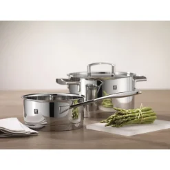 Zwilling Passion Batteria Pentole In Acciaio Inox 18/10 - Set 5 Pz