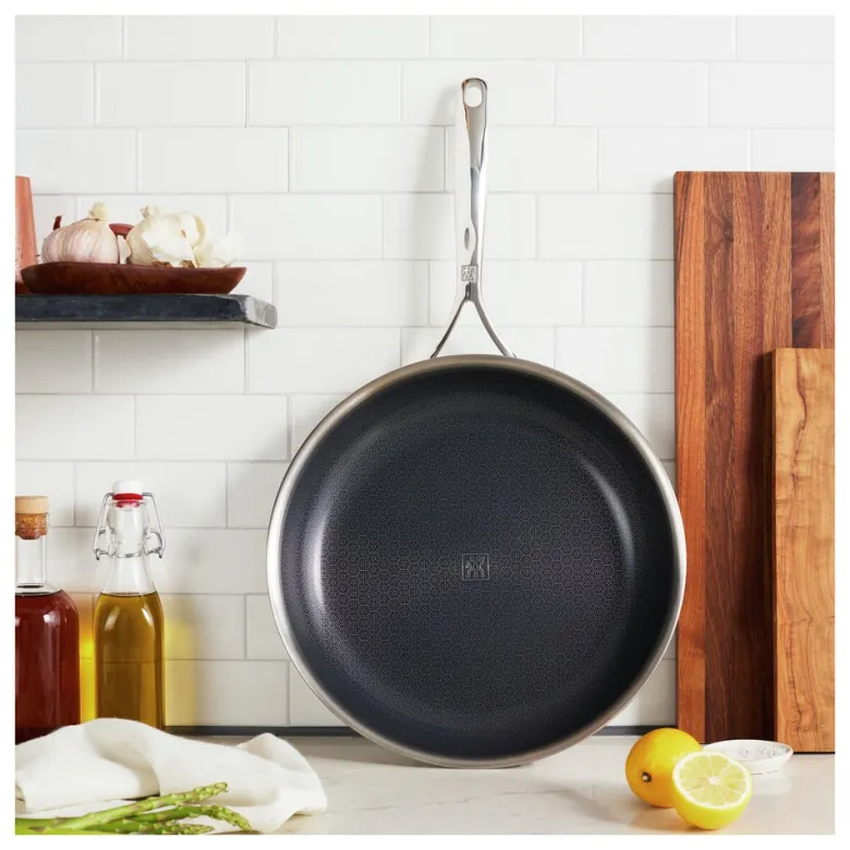Zwilling Peak Padella Bassa Antiaderente In Acciaio Inox Con Rivestimento Ceraforce Hycoat
