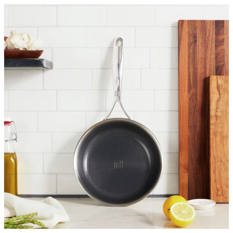Zwilling Peak Padella Bassa Antiaderente In Acciaio Inox Con Rivestimento Ceraforce Hycoat