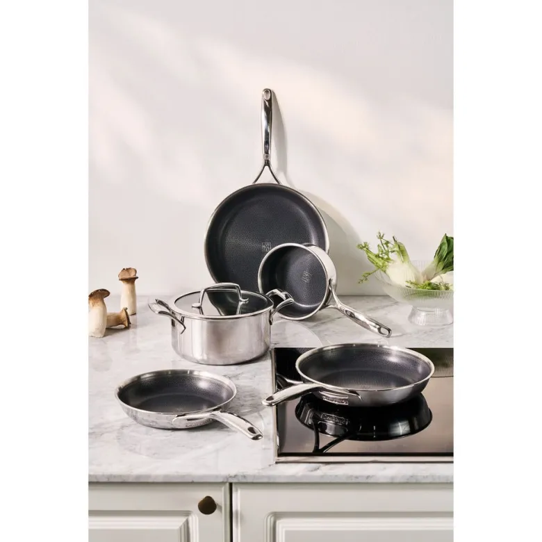 Zwilling Peak Padella Bassa Antiaderente In Acciaio Inox Con Rivestimento Ceraforce Hycoat