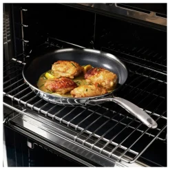 Zwilling Peak Padella Bassa Antiaderente In Acciaio Inox Con Rivestimento Ceraforce Hycoat
