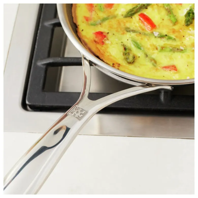 Zwilling Peak Padella Bassa Antiaderente In Acciaio Inox Con Rivestimento Ceraforce Hycoat