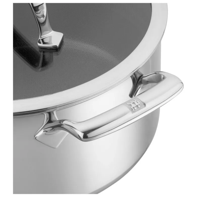Zwilling Peak Pentola Alta Antiaderente Con Coperchio In Acciaio Inox Con Rivestimento Ceraforce Hycoat