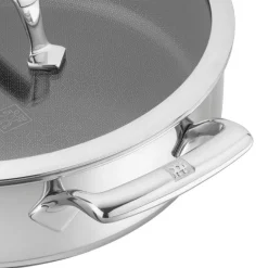 Zwilling Peak Tegame Basso Antiaderente Con Coperchio In Acciaio Inox Con Rivestimento Ceraforce Hycoat