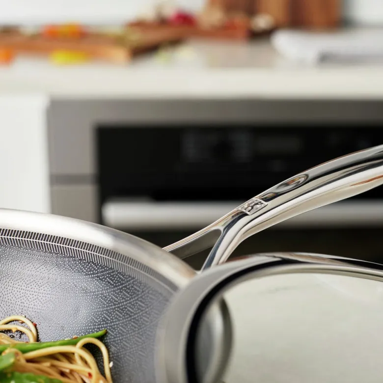Zwilling Peak Wok Antiaderente Con Coperchio In Acciaio Inox Con Rivestimento Ceraforce Hycoat