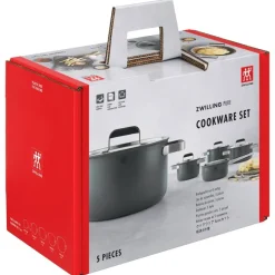 Zwilling Pure Set Pentole e Padelle In Acciaio Inox 18/10