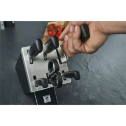 Zwilling 4 Stars Set Coltelli Con Ceppo In Frassino - Set 7 Pz