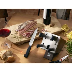 Zwilling 4 Stars Set Coltelli Con Ceppo In Frassino - Set 7 Pz