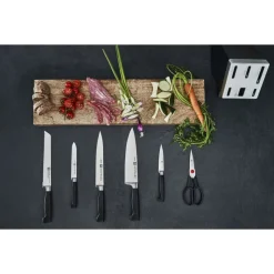 Zwilling 4 Stars Set Coltelli Con Ceppo In Frassino - Set 7 Pz