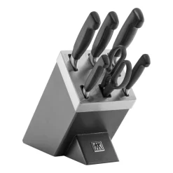 Zwilling 4 Stars Set Coltelli Con Ceppo In Frassino - Set 7 Pz