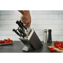 Zwilling 4 Stars Set Coltelli Con Ceppo In Frassino - Set 7 Pz