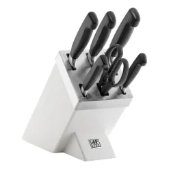 Zwilling 4 Stars Set Coltelli Con Ceppo In Frassino - Set 7 Pz