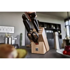 Zwilling 4 Stars Set Coltelli Con Ceppo In Acciaio Inox - Set 8 Pz