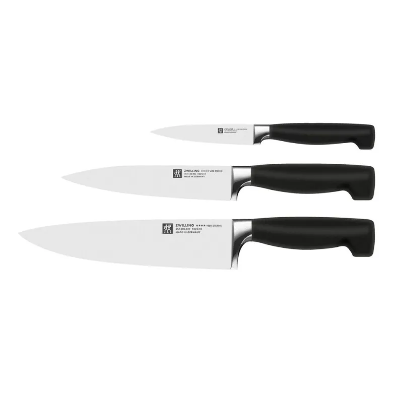 Zwilling 4 Stars Set Coltelli In Acciaio Inox - Set 3 Pz