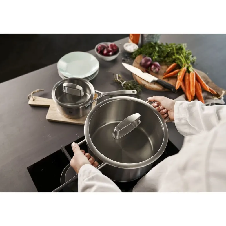 Zwilling Vitality Batteria Pentole In Acciaio Inox 18/10 - Set 5 Pz