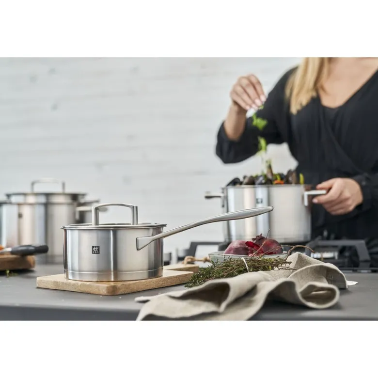 Zwilling Vitality Batteria Pentole In Acciaio Inox 18/10 - Set 5 Pz